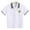White, variant on PEASKJP Boy's Uniform Polo Shirts Casual Slim Fit Mock Neck Basic Designed Cotton,White 120
