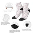 thumbnail image 5 of Fuzoiu Playing Rabbit Print Adult Socks, Crew Moisture-wicking Socks, Unisex Cushion Crew Socks,Casual Sports Ankle Socks, 5 of 7