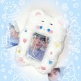 thumbnail image 2 of Cartoon Card Holder Keychain Cute Idol Photocard Display Colgante Kpop Photo Card Sleeve Funda protectora de la tarjeta Kawaii, 2 of 5