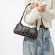 thumbnail image 1 of Bolso de hombro con asa superior de PU con estampado de leopardo para mujer (marrón), 1 of 7