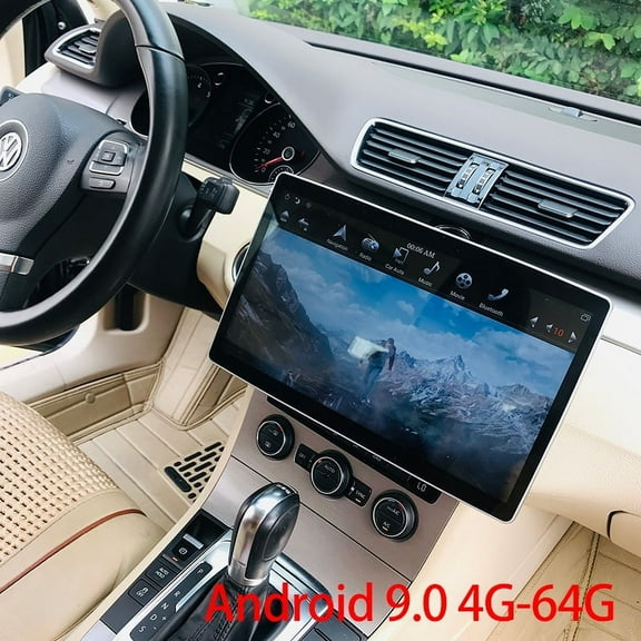 12.8 inch 100 Degree Rotating Car GPS Navigation Universal Tesla Type Android 9.0 4G 64G Auto Radio Stereo Multimedia Player