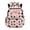 Ladybug Bow, variant on HUIACONG Pink Bow Deer School Backpack for Boys Girls Ages 6-18 Water Resistant Multi Pocket Padded Adjustable Straps Large Capacity Bookbag for Elementary Middle High School Daily Use