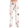 thumbnail image 2 of Trgacdwlo Funny Pumpkin Ghost Womens Pajama Bottoms Fall Halloween Pajama Pants Women Spooky Season Elastic Waist Sleep Pants for Women Soft, 2 of 9