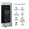 thumbnail image 6 of Emerson 1.2 Cu Ft, 1000W Stainless Steel Countertop Microwave Oven with Inverter Technology, Touch Control, MWI1212SS, 6 of 14