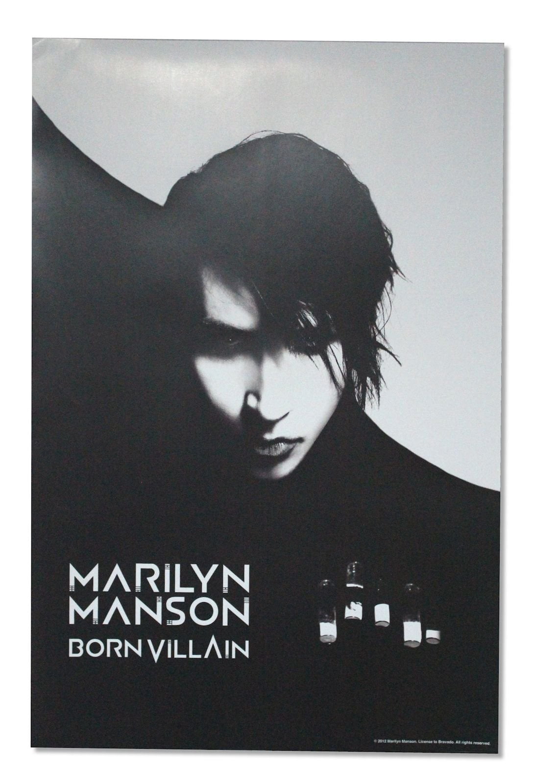 Marilyn Manson Born Villain Black & White Wall Poster Lithograph New Official 