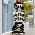 thumbnail image 4 of Vestido largo con estampado de tela de barro abstracto africano para mujer, elegante vestido suelto para mujer, vestido de hada, 4 of 5