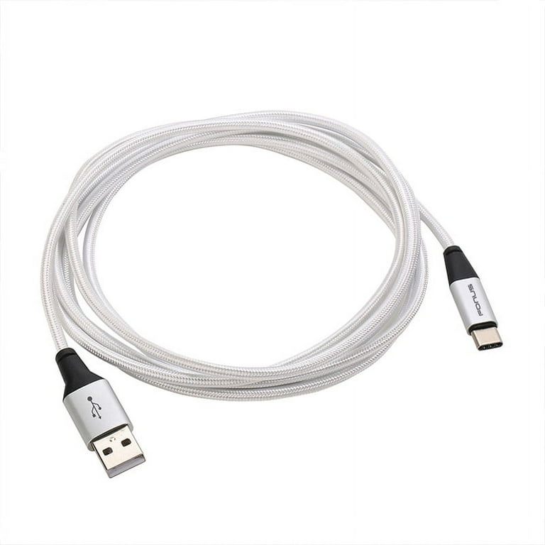 TECHGEAR [3 Pack Câble USB-C, Type C Câble, Tressé Résistant Haute