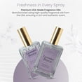 thumbnail image 3 of Brooklyn Fragrance Co. Ombre Spa Room Spray – Premium Lavender Breeze Scent - Long lasting Fragrance for Home, Office or Bathroom – Air Freshener Rectangle Spray bottle – 100 ml, 3 of 7