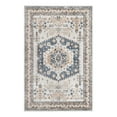 thumbnail image 5 of Unique Loom Oxford Collection Area Rug - Sheldonian (6' 1" x 9' Rectangle Cream/Navy Blue), 5 of 7