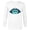 White, variant on Disney and Pixar’s Inside Out 2 Envy Big Face Costume- Long Sleeve T-Shirt for Men - Customized-White