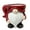 Red, variant on EXCIXING Christmas Elf Ceramic Planter Decorative Figurine for Festival Home Display