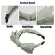 thumbnail image 3 of Grande Lazo Diadema, Pelo Diadema para Mujeres, Verde, 1.2 Pulgadas Ancho, 3 of 7