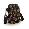 thumbnail image 3 of HELLHERO Colorful Pineapple Pattern Design with Zipper Messenger Bag for Men, Women Outdoor Travel Daily Use Crossbody Sling Bag Polyester 4.33x1.97x7.09, 3 of 7