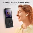 thumbnail image 5 of Reproductor de Música MP3 con Bluetooth 5.0, Reproductor de Música Portátil de Alta Fidelidad, Visor de Vídeo y Fotos, Reproductor de Libros Electrónicos para Niños, 5 of 5