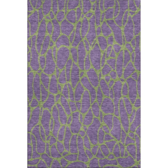 Dalyn Rugs Premium Machine Washable Mayfield AMF1023 Purple 10' x 14' Rug