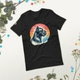 thumbnail image 2 of Cane Corso vintage sun 1 Unisex t-shirt (Black Heather, XS), 2 of 4