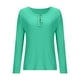 thumbnail image 5 of Heisall Womens Casual T-Shirts Long Sleeve Button-Up V-Neck Solid Color 2025 New Arrival Fashion Casual Tops, 5 of 7