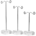 thumbnail image 6 of WHAMVOX  3 Pcs Earring Display Stand Jewelry Stands Rack Transparent, 6 of 8