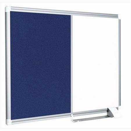 MasterVision 36 x 48 in. New Generation Magnetic Combo Board- Gold Ultra & Felt Blue