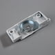 thumbnail image 4 of Cerradura de media luna antigua de acero y plástico para puertas y ventanas Cerradura de media luna Cerradura cuadrada blanca Cerradura para ventana corrediza Accesorios para cerradura de ventana, 4 of 5