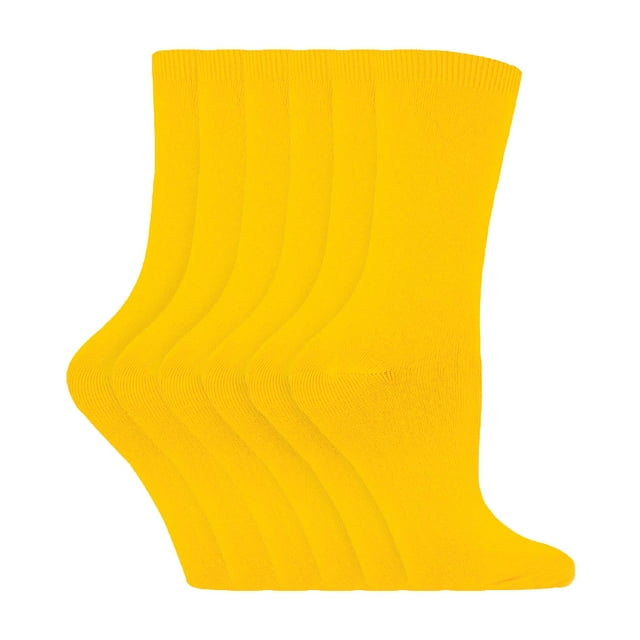 Sock Snob - 6 Paires de Chaussettes Cheville pour Femmes, Couleur Unie, Riche en Coton