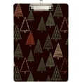 thumbnail image 2 of 12.5"x9" Christmas Trees Clipboards, Standard A4 Letter Size Nursing Clipboard with Low Profile Metal Clip Decorative Clip Board for Office Supplies,Silver, 2 of 7