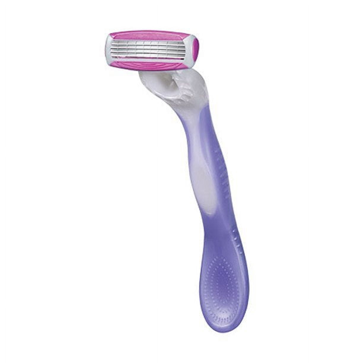 6 Pack - Schick Quattro 1 Razor and 4 Razor Blade Refills For Women 1 ea