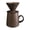 B, variant on Ceramic V 60 Pouring Over Coffee Brewer 460ml Fashion Coffee Maker For Home Brewing
