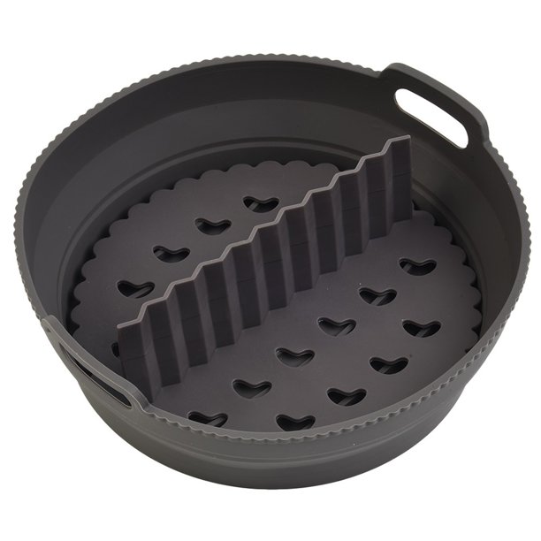 Leke 2 in 1 set Upgraded Foldable Air Fryers Basket with Detachable