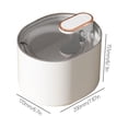 thumbnail image 3 of Fuente De Agua Para Gatos Fuente de agua para gatos de 3 l, bebedero de agua alimentado por USB para gatos (alimentador de agua blanco), 3 of 5
