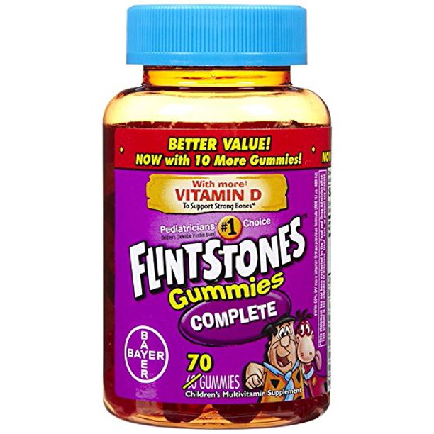 Flintstones Gummies Complete, 70 Count, 6 Pack