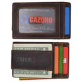 thumbnail image 2 of CAZORO Mens Leather Money Clip Magnet Front Pocket Wallet Slim ID Card Case, 2 of 35