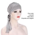 thumbnail image 3 of Chemo Headwear 2 piezas Pañuelo elegante de moda de color puro para compras para dama ANGGREK Otros, 3 of 8
