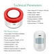 thumbnail image 4 of Kit de de Alarma de Seguridad para el Hogar Inteligente Tuya con WiFi, Alarma Antirrobo, Detección Movimiento en Puertas y Ventanas, Sensor de Detección de Cuerpo Humano., 4 of 10