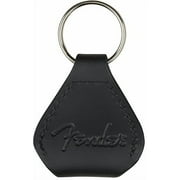 Fender Keychain Leather Guitar Pick Holder - Black