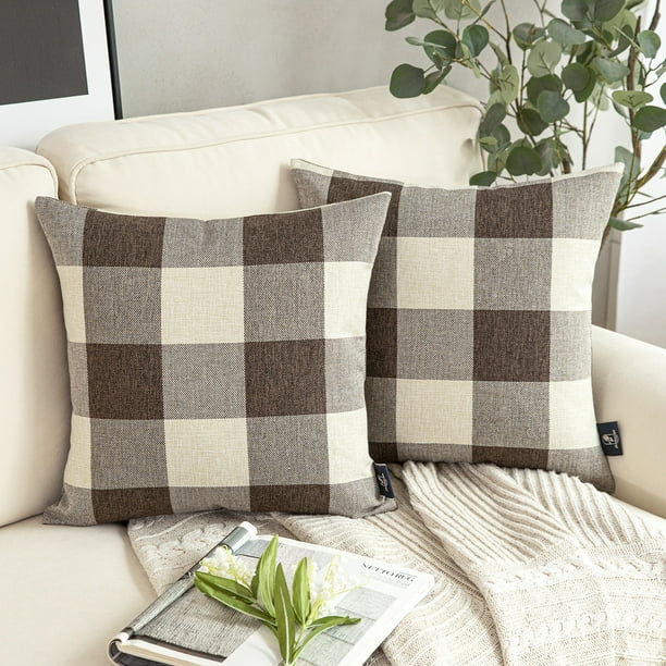 Phantoscope Buffalo Checker Plaids Series Cushion Decorative Throw