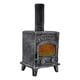 thumbnail image 1 of 1:12 hogar de con chimenea en miniatura, accesorio para sala de , resina, simulación Vintage, llama eléctrica LED, ascuas ,, 1 of 8