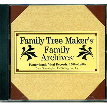 Pre-Owned Family Tree Makers Family Archives Penns