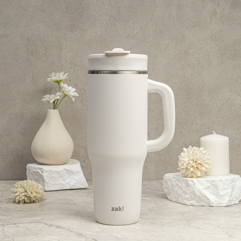 Zak Designs Harmony 2-in-1 Coffee Tumbler for Travel or At Home