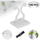 thumbnail image 2 of Clips autoadhesivos para plantas de 100 piezas de 3,5 x 2,5 x 1,4 cm, Clips para plantas Clip de alambre para organizar el alambre de la planta - Blanco Adepaton LL-0247, 2 of 7