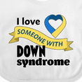thumbnail image 4 of Inktastic I Love Someone with Down Syndrome Boys or Girls Baby Bib, 4 of 4