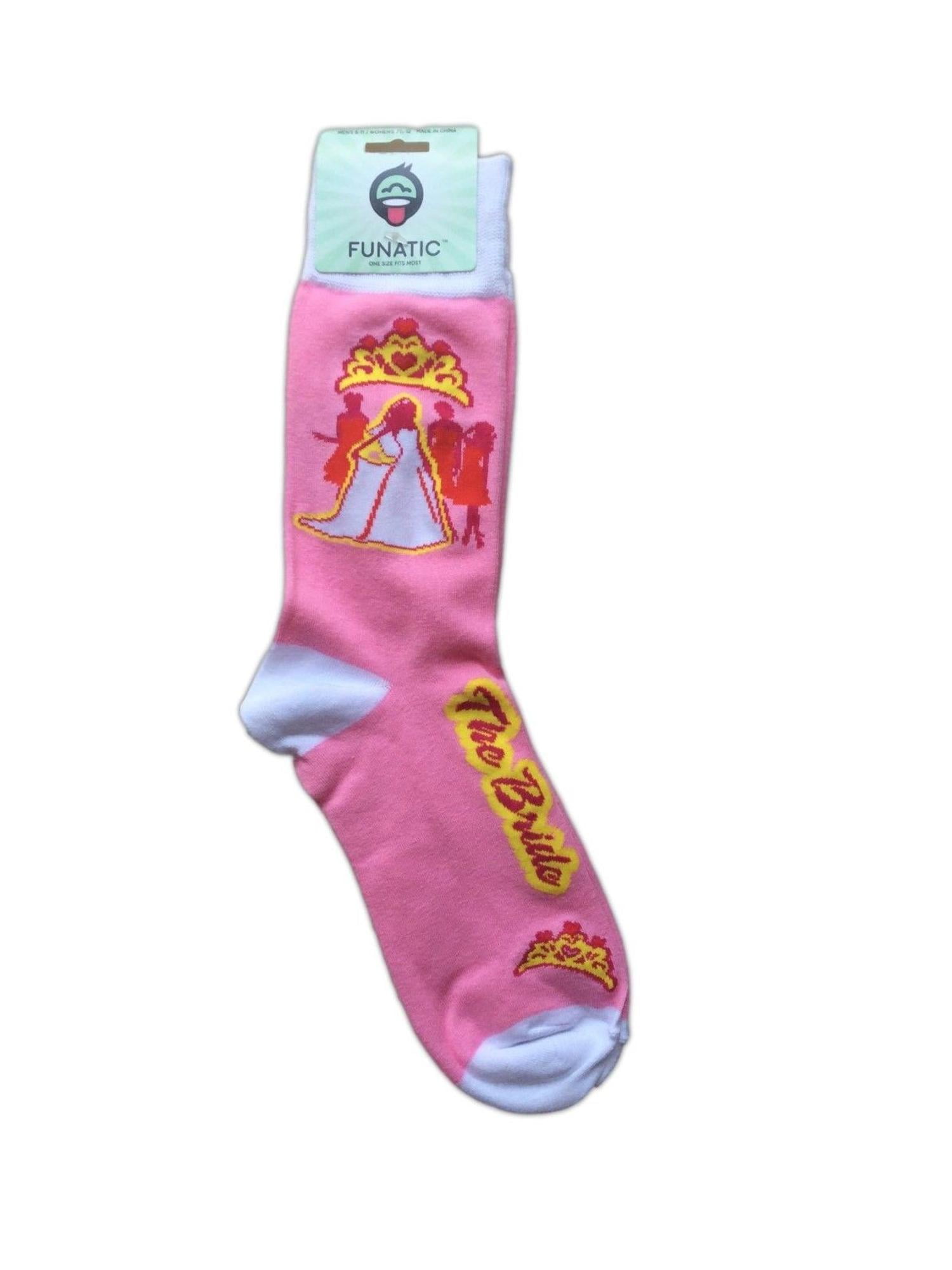 THE BRIDE Wedding Novelty Adult Unisex Socks by Funatic