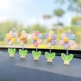 thumbnail image 5 of 20pcs Spring Wobbly Flower Car Dashboard Ornament Interior Decor | Shaking Head Sunflower Car Dashboard Decorations, Dashboard Flowers Car Decor & Home Office Desk, Shape A, 5PC, 5 of 7