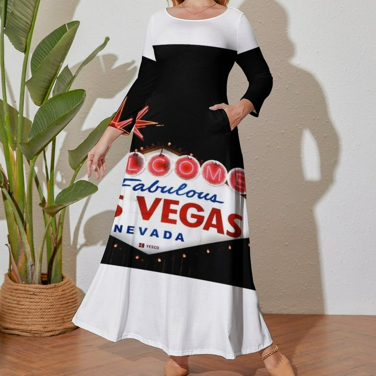 welcome to fabulous las vegas Long Sleeved Dress dress summer party dresses women dress women elegant luxury - Walmart.com welcome to fabulous las vegas Long Sleeved Dress dress summer party dresses women dress women elegant luxury - Walmart.com