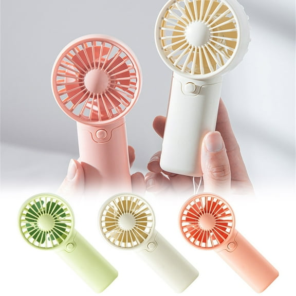 Nkmbld Desk Fan Handheld Small Fan Mini Portable Fan, Rechargeable Mini Travel Fan for Outdoor Indoor, Green