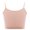 Orange, variant on YONGHS Kids Girls Dance Crop Tops Sports Camisole Bras Yoga Training Bra Gymnastics Tank Tops Vest Underwear Orange 10-12