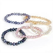 Multicolored Freshwater Pearl Bracelet Set
