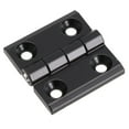 Woogim Heavy Duty Cabinet Door Hinges – 4PCS, 50mm X 50mm, Aluminum Alloy With Ball Bearing, Black