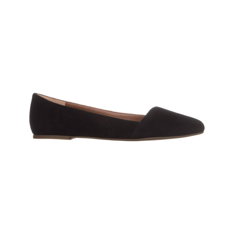 Womens Lucky Brand Archh Ballet Flats Black Suede Walmart