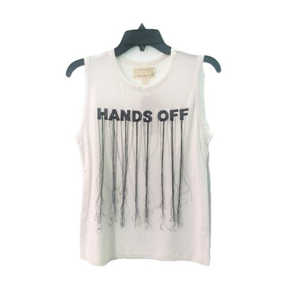 Nicole Miller Artelier White Embroidered Hands Off Tank Top Us Large Com - Nicole Miller Artelier Bedding Home Goods Nicole Miller Artelier White Embroidered Hands Off Tank Top Us Large Com - Nicole Miller Artelier Bedding Home Goods
